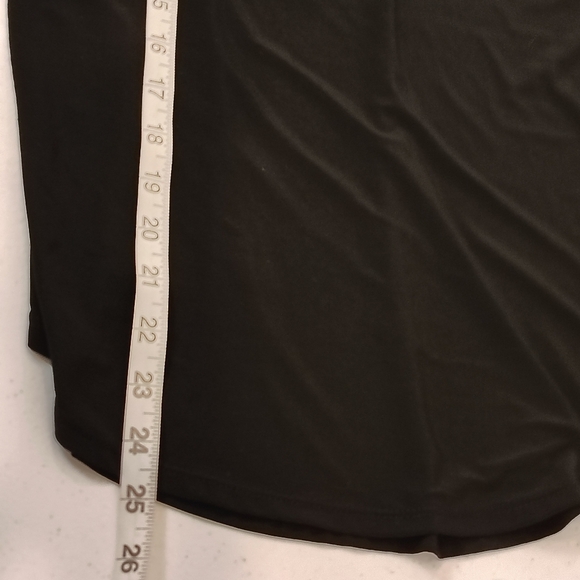 A.U.W Strappy Black Sleeveless Stretch Blouse Top  Women Medium 90s Witchy Chic - Picture 9 of 9